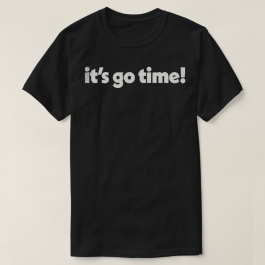 ITS GO TIME Izzy Mandelbaum Quote Tribute T-shirt (Design voorkant)