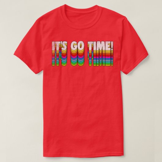 ITS GO TIME Retro Izzy Mandelbaum Quote Tribute T-shirt (Design voorkant)