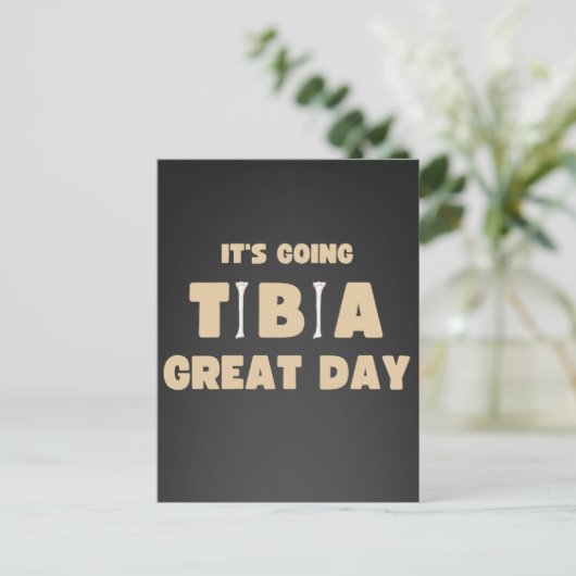 It's going tibia great day briefkaart (Staand voorkant)