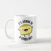 It's Gonna Be A Gouda Day Funny Cheese Pun  Koffiemok (Links)