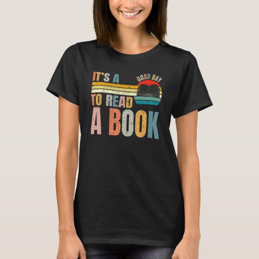 It's Good Day To Read Book   Library Reading   T-shirt (Voorkant)