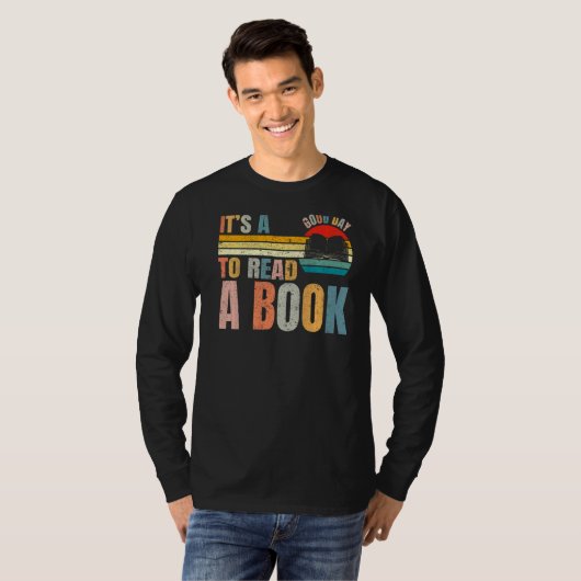 It's Good Day To Read Book  Library Reading T-shirt (Voorkant volledig)