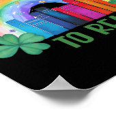 It's Good Luck To Read St Patrick's Day Teacher Li Poster (Hoek)