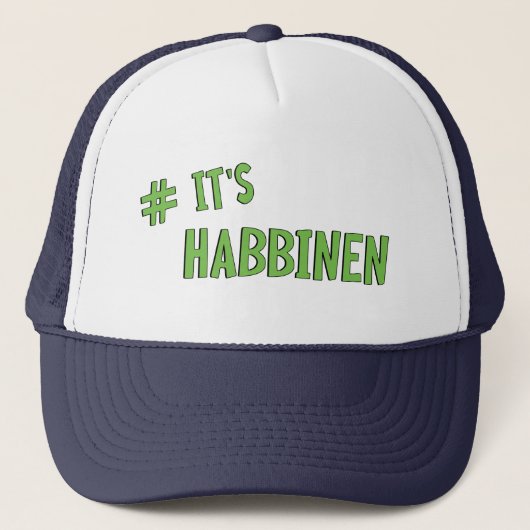 #It's Habbenin Trucker Pet (Voorkant)