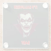 "It's Halloween Baby Glazen Onderzetter (Achterkant)