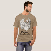 Its hard to keep a low profile Quote T-shirt (Voorkant volledig)