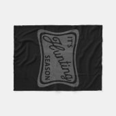 It's Hunting Season Deer Duck Dove Hunting Camo Fo Fleece Deken (Voorkant (Horizontaal))