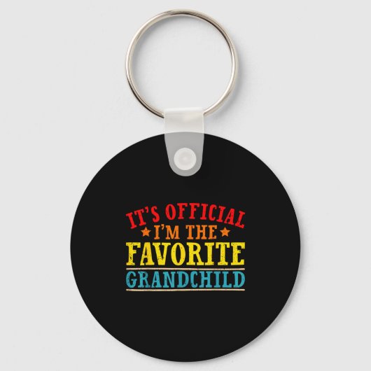 It's I'm The Favorite Granhild Funny Family  Sleutelhanger (Voorkant)