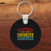 It's I'm The Favorite Granhild Funny Family  Sleutelhanger (Voorkant)