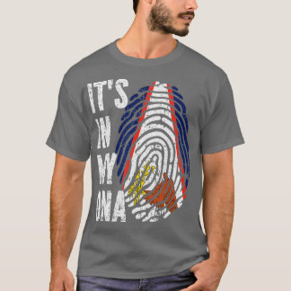 ITS IN MIJN DNA Amerikaans Samoa Vlag Mannen Vrouw T-shirt