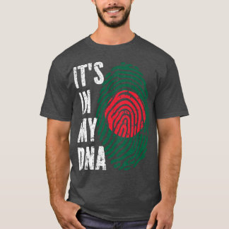 ITS IN MIJN DNA Bangladesh Vlag Mannen Vrouwen Kin T-shirt