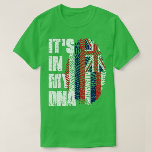 ITS IN MIJN DNA Hawaï Vlag Hawaïaans T-shirt (Design voorkant)