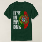 ITS IN MIJN DNA Portugal Vlag Jongen Meisje Gift T-shirt (Design voorkant)
