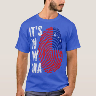 ITS IN MIJN DNA Samoa Vlag Mannen Vrouwen Kinder T-shirt