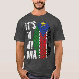 ITS IN MIJN DNA Zuid-Soedan Vlag Mannen Vrouwen Ki T-shirt