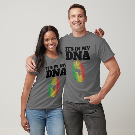 It's In My DNA African Juneteenth Fingerprint T-shirt (Unisex)