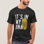 It's in my DNA Andorra Flag Fingerprints T-shirt (Voorkant)