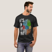 IT'S IN MY DNA Beach Ball Fingerprint T-shirt (Voorkant volledig)