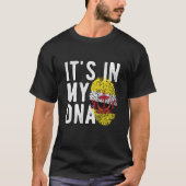 It's in my DNA Brunei Flag Fingerprints T-shirt (Voorkant)