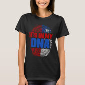 It's In My DNA Chile Country Flag Citizenship Race T-shirt (Voorkant)
