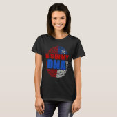 It's In My DNA Chile Country Flag Citizenship Race T-shirt (Voorkant volledig)