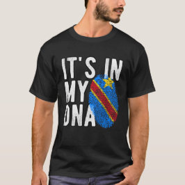 It's in my DNA Congo Flag Fingerprints T-shirt