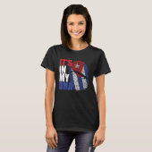 It's in my DNA Cuba Cuban Flag T-shirt (Voorkant volledig)