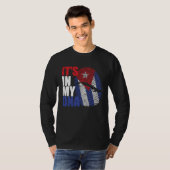 It's in my DNA Cuba Cuban Flag T-shirt (Voorkant volledig)
