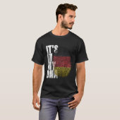 It'S In My Dna Ger Oktoberfest Gery Flag T-shirt (Voorkant volledig)