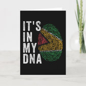 It's In My DNA - Guyana Flag Kaart (Voorkant)