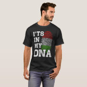 It's In My DNA Hungarian Fingerprint Proud Hungary T-shirt (Voorkant volledig)