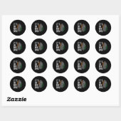 It's In My DNA - Ivory Coast Flag Ronde Sticker (Vel)
