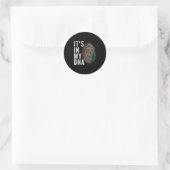 It's In My DNA - Ivory Coast Flag Ronde Sticker (Tas)