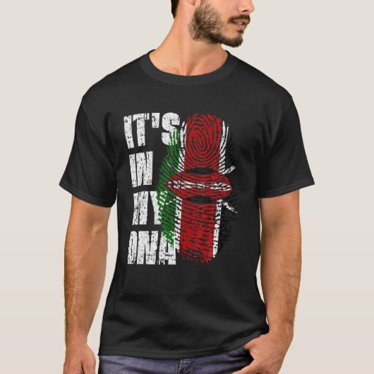 IT's IN MY DNA Kenya Flag Kenyan T-shirt (Voorkant)