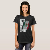It's In My DNA Mexican  Proud Hispanic Mexico Flag T-shirt (Voorkant volledig)
