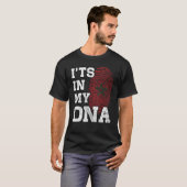 It's In My DNA Moroccan Fingerprint Proud Morocco T-shirt (Voorkant volledig)