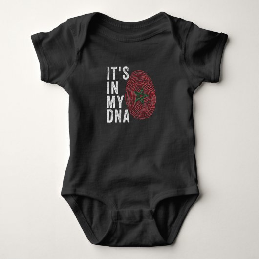 It's In My DNA - Morocco Flag Romper (Voorkant)