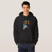 ITS IN MY DNA Motocross BMX Supermoto Supercross B Hoodie (Voorkant volledig)