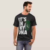It's In My DNA Pakistan Flag Pride National Countr T-shirt (Voorkant volledig)