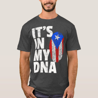 ITS IN MY DNA Puerto Rico Rican Flag TM en Women K T-shirt