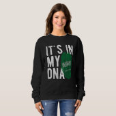 it's in my DNA Saudi Arabia flag Fingerprint Trui (Voorkant volledig)