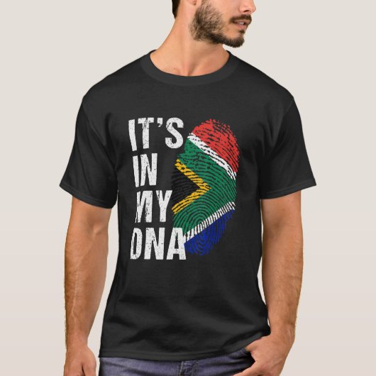 It's in My DNA south african Pride  south africa F T-shirt (Voorkant)