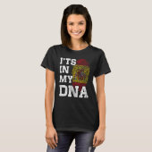 It's In My DNA Spanish Fingerprint Proud Spain Fla T-shirt (Voorkant volledig)