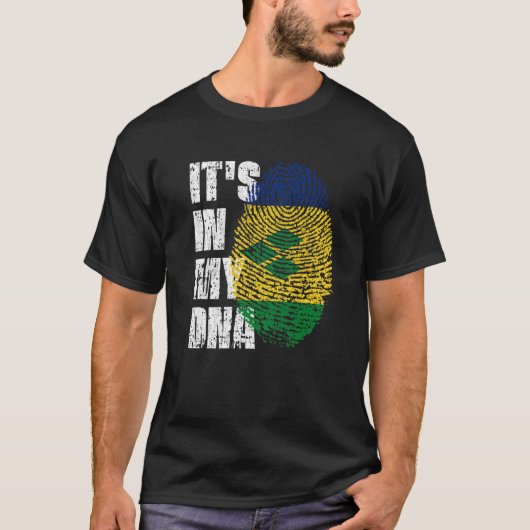 IT's IN MY DNA St. Vincent T-shirt (Voorkant)