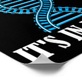 Its In My Dna Train Track Railfan Railroad Lover Poster (Hoek)