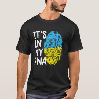It's in My DNA Ukraine Tee Ukrainian Ukraine Flag T-shirt