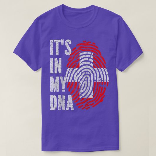 ITS IN MY DNA Zwitserland Vlag Zwitsers Raglan Bas T-shirt (Design voorkant)