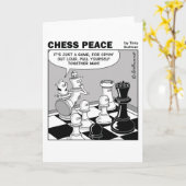 'It's Just A Game' Greeting Card Kaart (Gele Bloem)