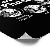 It's Just A Phase Moon Cycle Phases Of The Moon Poster (Hoek)