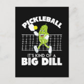 It's Kind of A Big Dill - Funny Pickleball Paddle Feestdagenkaart (Voorkant)